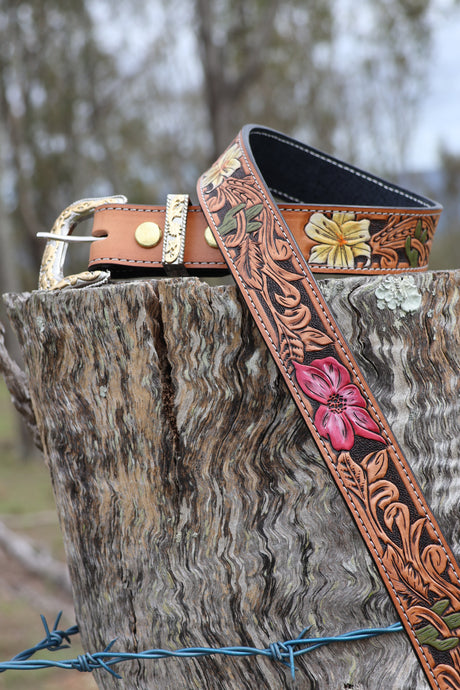 Tooled Belt - with custom design