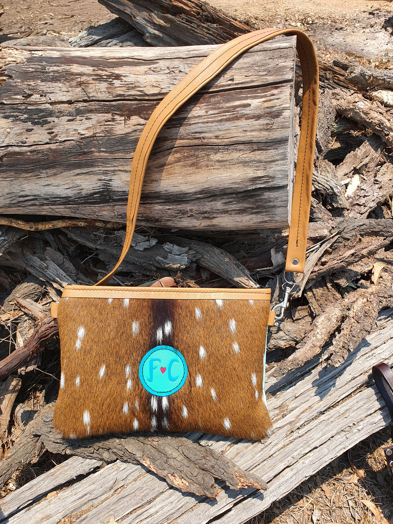 Deer discount hide purse