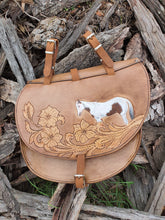 Tooled Saddle Bags