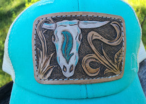 Cowskull Pony Tail Hat